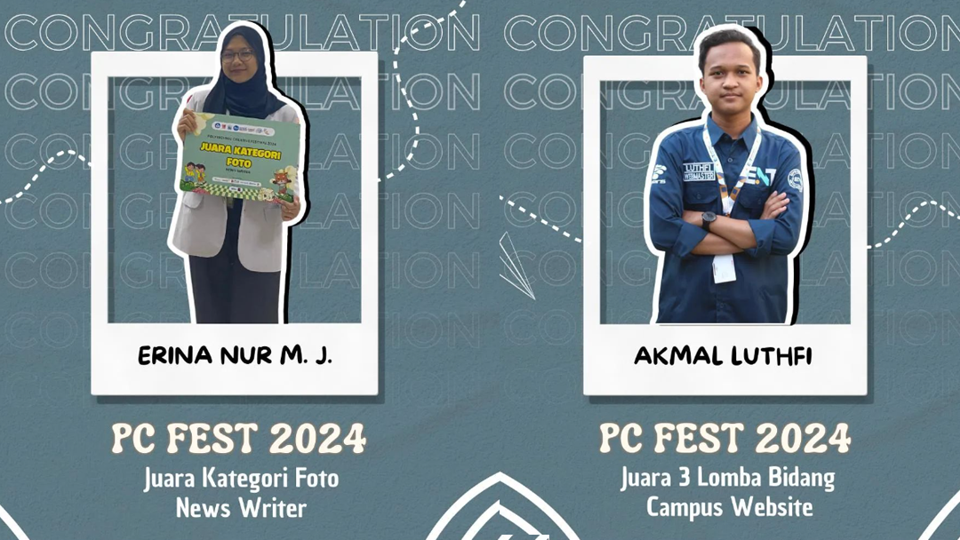 Mahasiswa SDT – PENS Raih Prestasi di Ajang PC Fest 2024