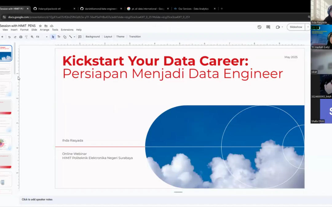 DTIK PENS Perkenalkan Dunia Data Analyst dan Data Engineer Melalui Kuliah Tamu Bersama Alumni