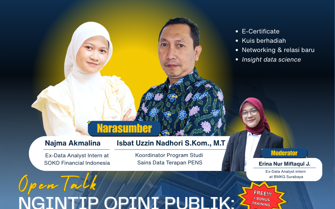 Open Talk Ngintip Opini Publik: Data Science di Balik Media Sosial
